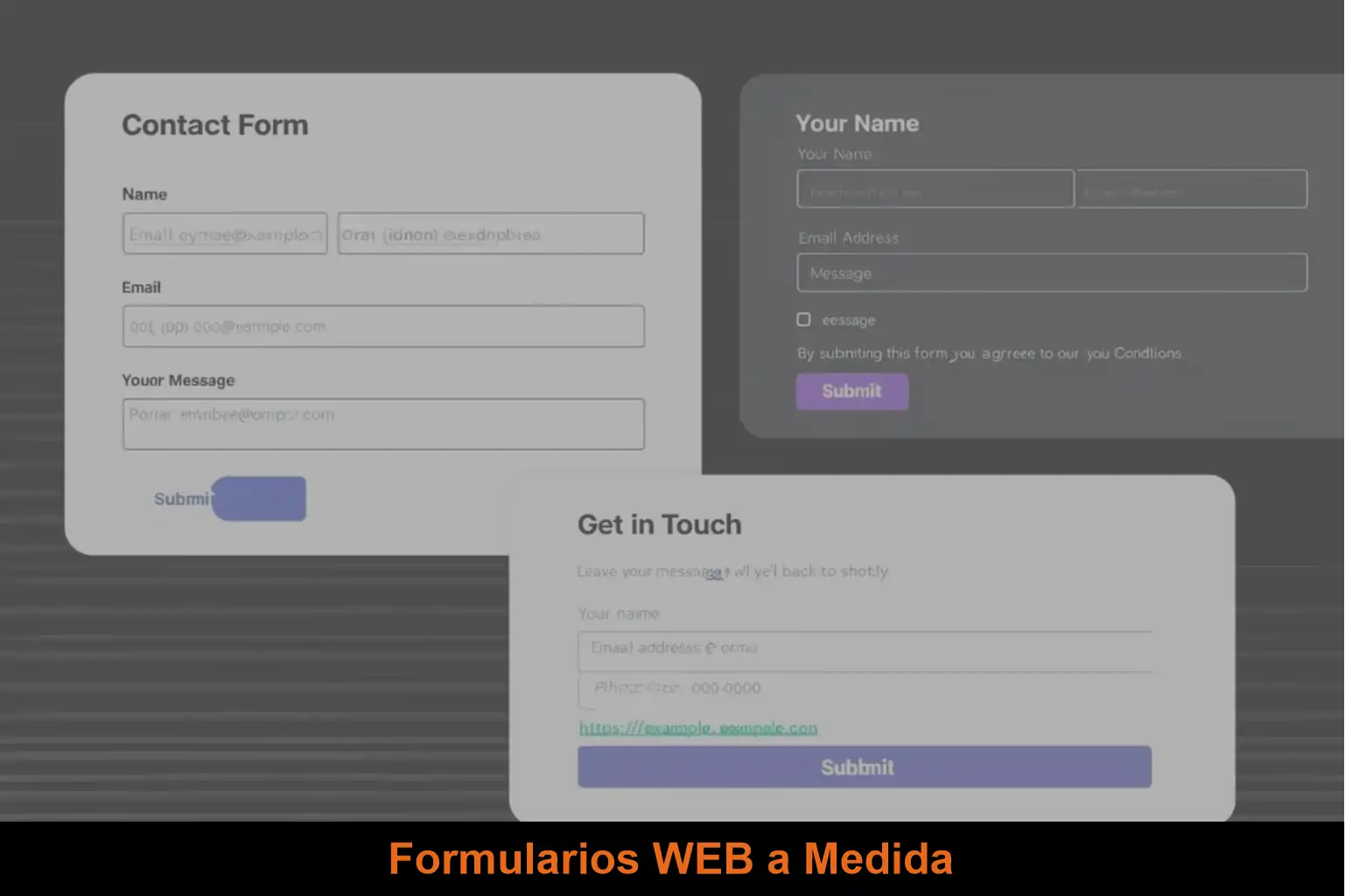 Formularios web a medida