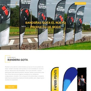 Sitio Web de Banderas Gota